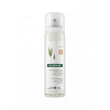 klorane shampooing sec extra doux au lait d avoine cheveux bruns 150ml