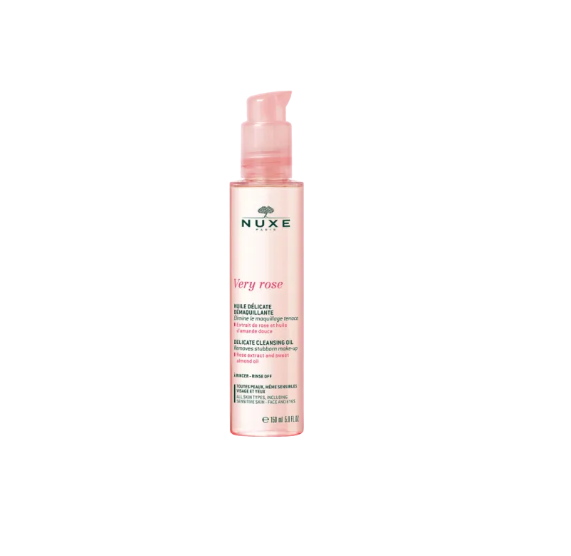 NUXE-VERY-ROSE - Huile-Délicate- Démaquillante-Toutes- Peaux-150ml 3264680022067