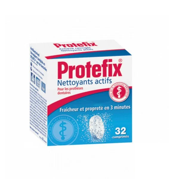 PROTEFIX-NETTOYANTS- ACTIFS- POUR- LES- PROTHESES- 32- Comprimes-4009932432336