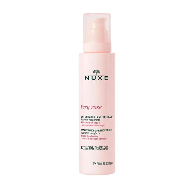 NUXE-VERY-ROSE-Lait- Démaquillant-Onctueux - Tous-Types-de-Peaux -200ml-3264680022074