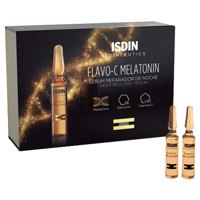 8470001864802 isdin-isdinceutics flavo-c-melatonin 30-ampoules-de-2-ml