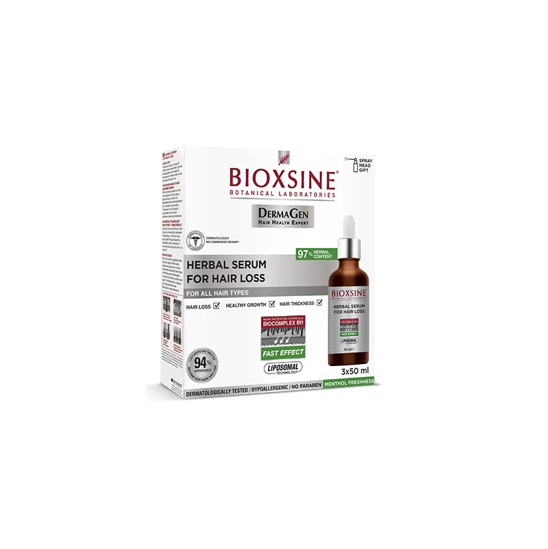 BIOXSINE- COFFRET- SERUM- ANTI- CHUTE- 3*50Ml