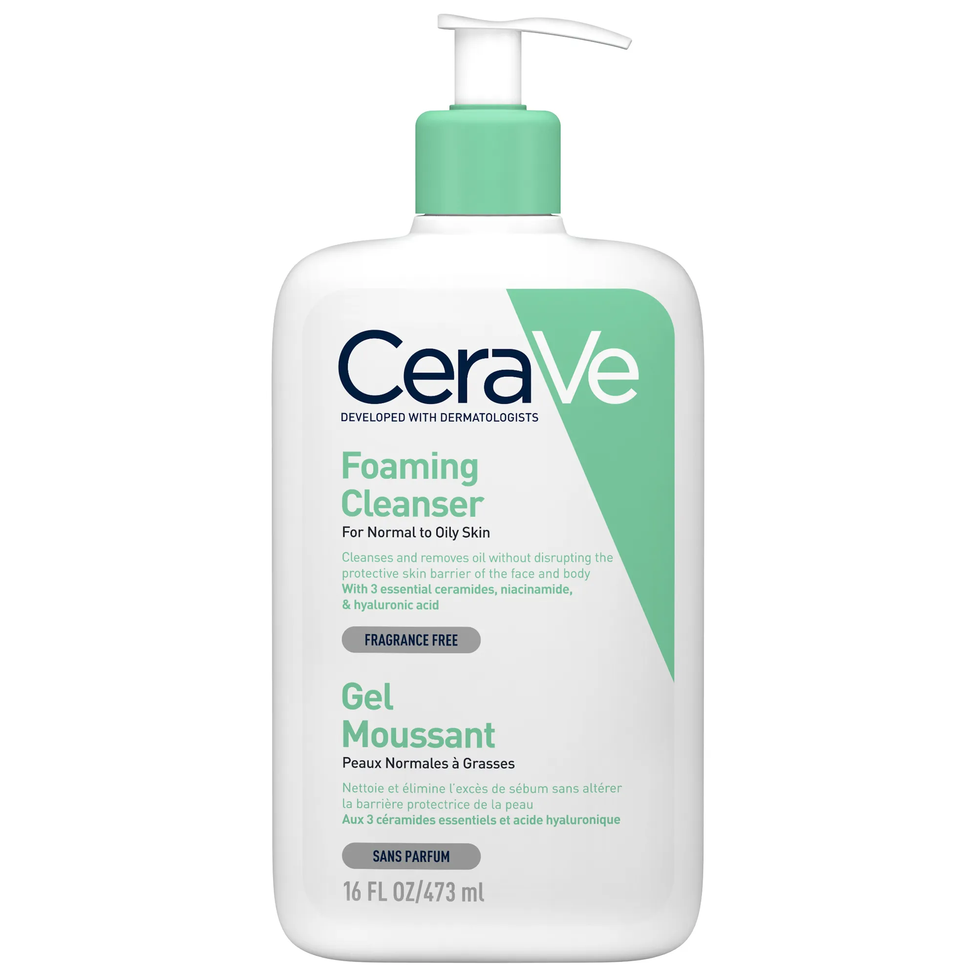 cerave gel moussant 473ml 3337875597357