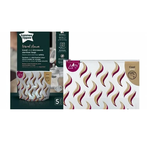 TOMMEE- TIPPEE- SAC- DE- STERILISATION- VOYAGE- X 5