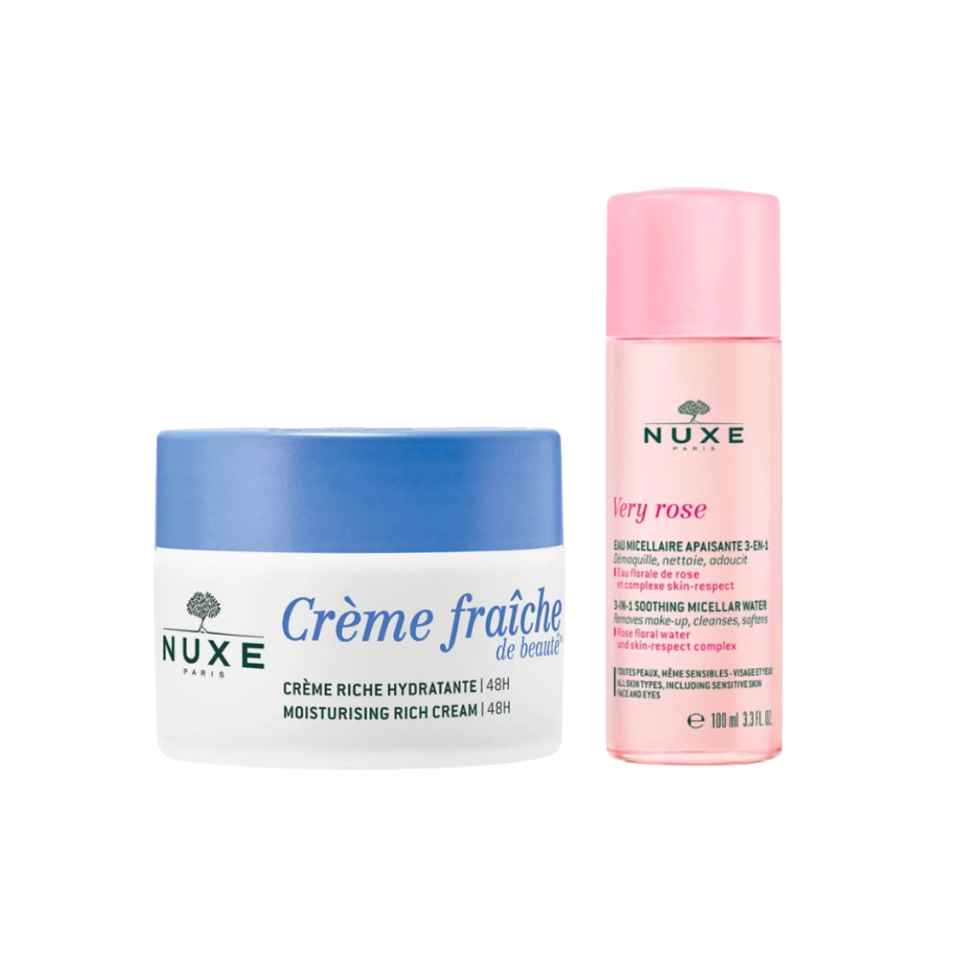 Nuxe- Crème- Riche- 30ml- Eau-Micellaire- offerte