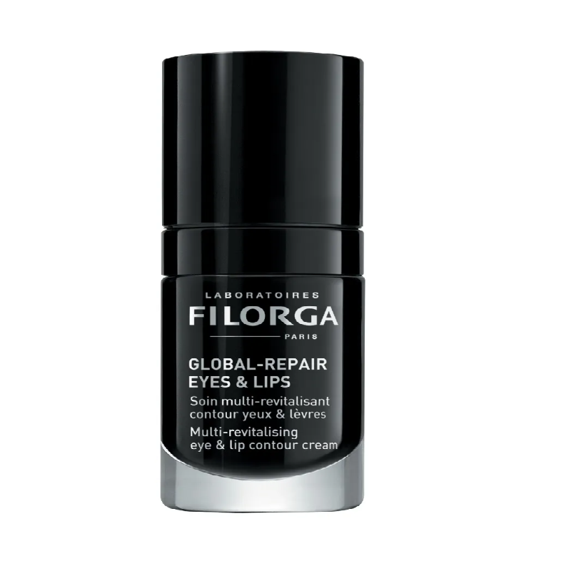 FILORGA GLOBAL-REPAIR EYES & LIPS - Soin Contour des Yeux et Lèvres Nutrition Anti-Âge et Rides, 15ml