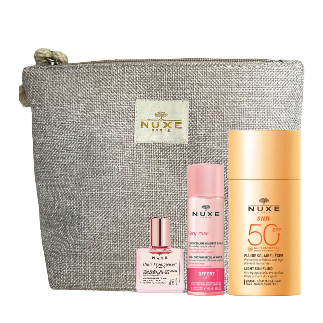 Coffret-Nuxe-Sun- Protection -Visage- Glamour