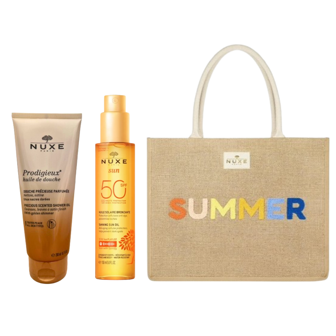 Coffret-Nuxe-sun- Routine-Bronzage- Glamour