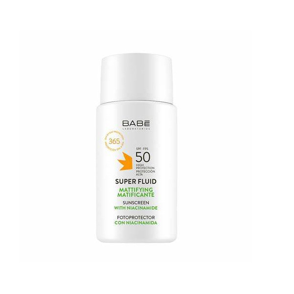 Babé -Ecran- Super- Fluid- Matifiant- SPF50 - 8436571631572