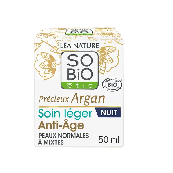 So'Bio- Soin- Léger- Nuit- Anti-Âge- Peaux- Mixtes-3517360020809