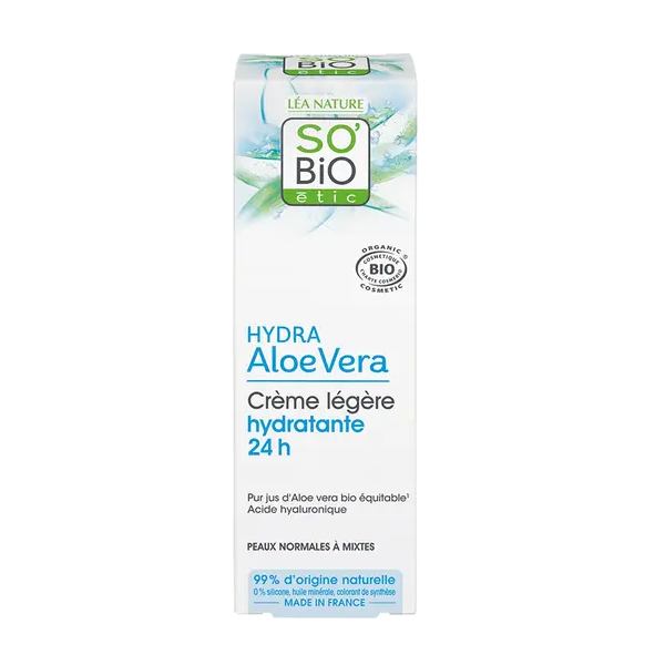 So'Bio -Soin- Léger- Hydra- 24H -Peaux- Mixtes-3478820076890