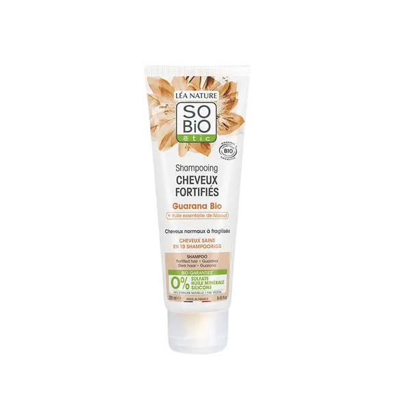 So'Bio -Shampooing- Fortifiant- Guarana-3517360024135
