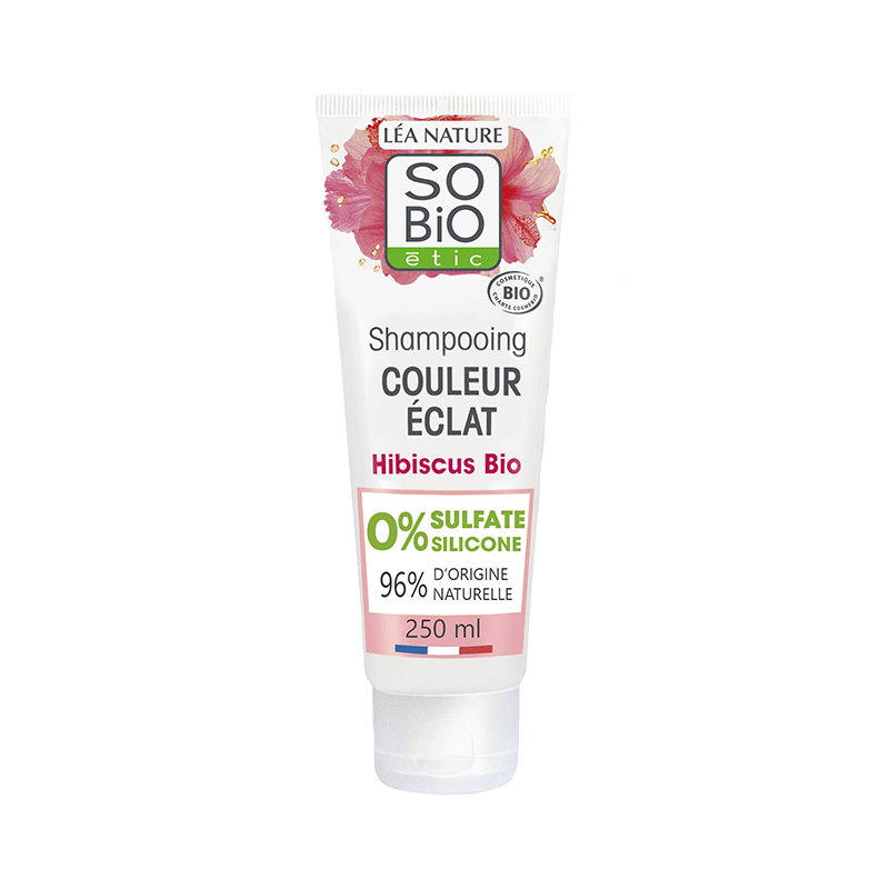So'Bio -Shampooing- Couleur- Eclat- Hibiscus-3517360019988