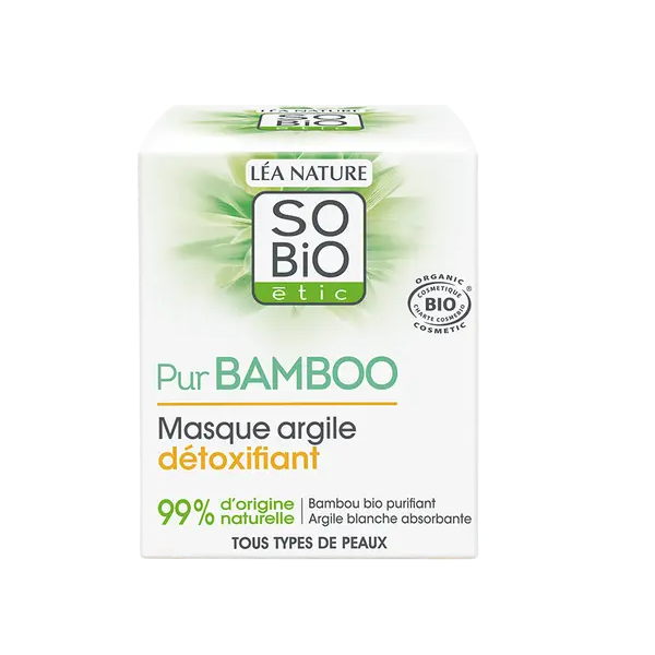 So'Bio Pur Bamboo Masque Argile Detoxifiant