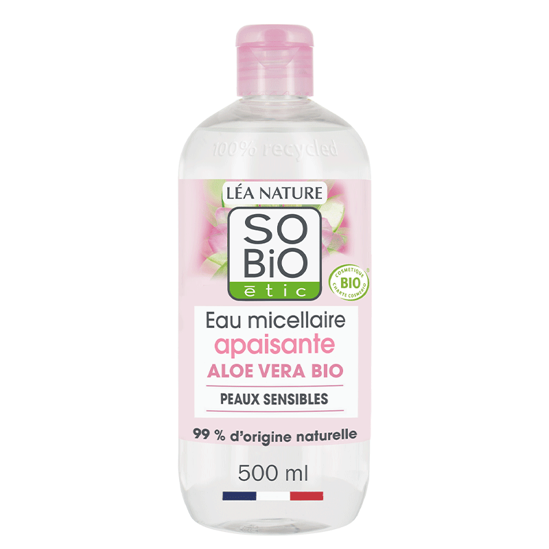 So'Bio -Eau- Micellaire- Apaisante- Peaux- Sensibles-3517360010572